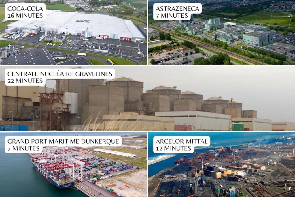 Villa Marine*La Capitainerie Coudekerque-Branche Eksteriør bilde